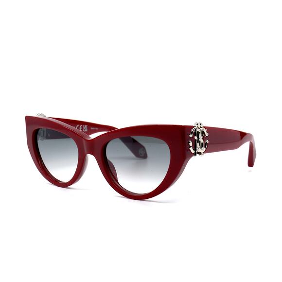 ROBERTO CAVALLI SRC017M RED GREY GRADIENT AUTHENTIC SUNGLASSES - Picture 4 of 14